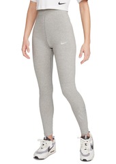 Nike Women's Sportswear Essential High-Rise Full-Length Leggings - Dark Grey Heather