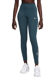 Nike Women's Sportswear Essential High-Rise Full-Length Leggings - Deep Jungle