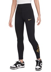 Nike Women's Sportswear Essential High-Rise Full-Length Leggings - Dark Grey Heather
