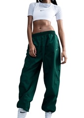 Nike Women's Sportswear Essential Mid-Rise Oversized Woven Jogger Pants - Armory Navy