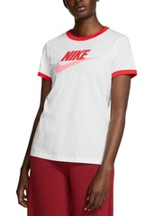 Nike Women's Sportswear Futura Cotton Ringer T-Shirt