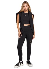 Nike Women's Sportswear Premium Essentials High-Waisted Shine Leggings - Black