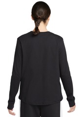 Nike Women's Sportswear Premium Essentials Long-Sleeve T-Shirt - Black