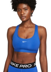 Nike Women's Swoosh Light-Support Non-Padded Sports Bra - White