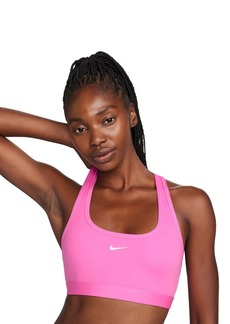 Nike Women's Swoosh Light-Support Non-Padded Sports Bra - Playful Pink