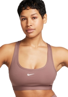 Nike Women's Swoosh Light-Support Non-Padded Sports Bra - Smokey Mauve