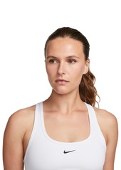 Nike Women's Swoosh Light-Support Non-Padded Sports Bra - White