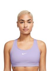Nike Women's Swoosh Padded Medium-Impact Sports Bra - Smokey Mauve