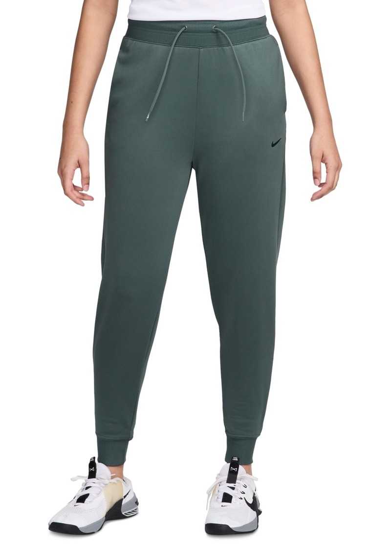 Nike Women's Therma-fit One High-Waisted 7/8 Jogger Pants - Vintg/blac