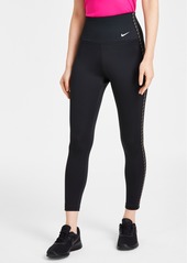 Nike Women's Therma-fit One High-Waisted 7/8 Leggings - Diffused Blue/white