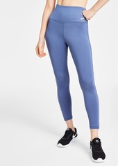 Nike Women's Therma-fit One High-Waisted 7/8 Leggings - Diffused Blue/white