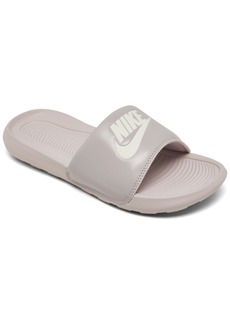 Nike Women's Victori One Slide Sandals from Finish Line - Platinum Violet, Sail