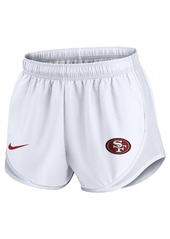 Nike Women's White San Francisco 49ers Tempo Shorts - White