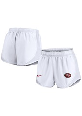 Nike Women's White San Francisco 49ers Tempo Shorts - White