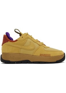 Nike Yellow Air Force 1 Wild Sneakers