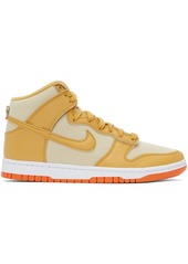 Nike Yellow Dunk Hi Retro Sneakers