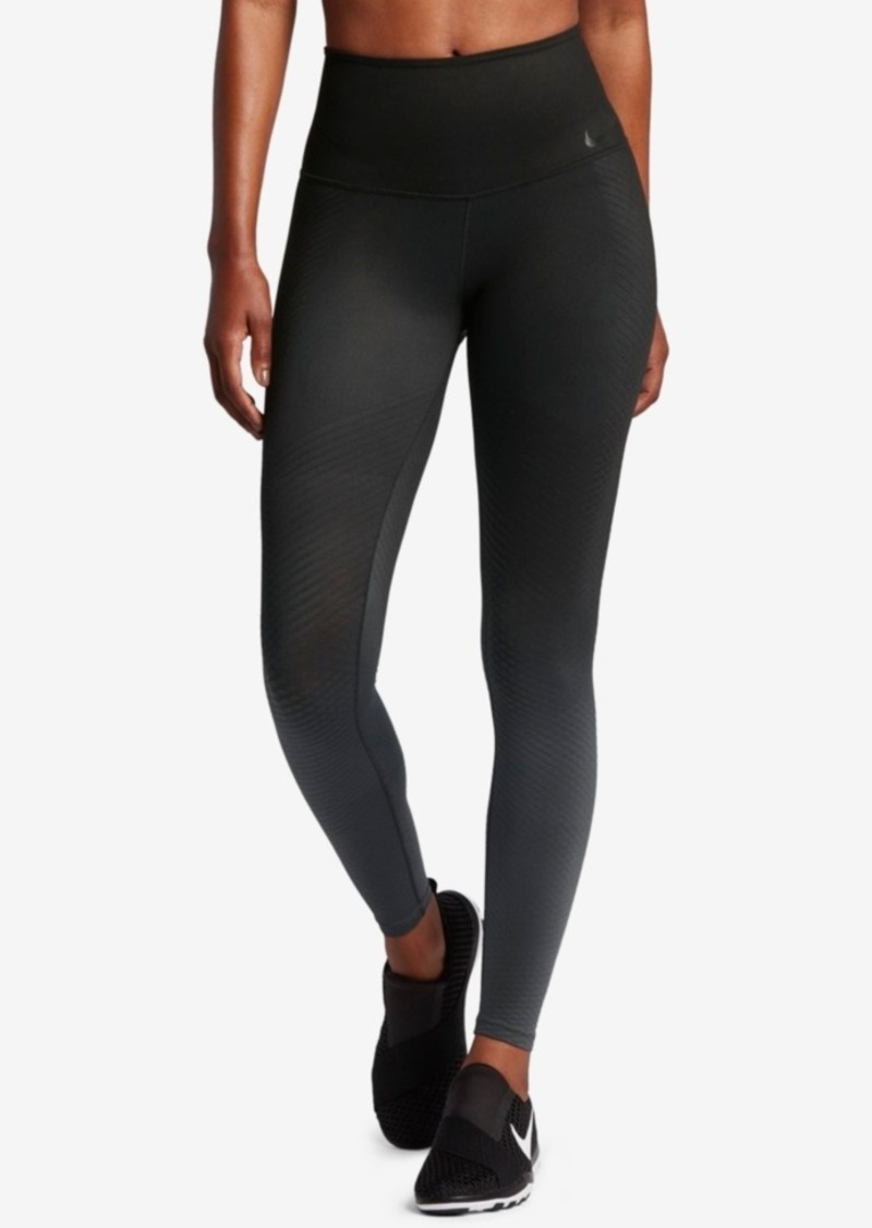 nike training crossover leggings in black