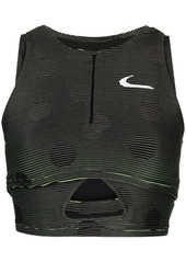 Nike polka-dot print performance top