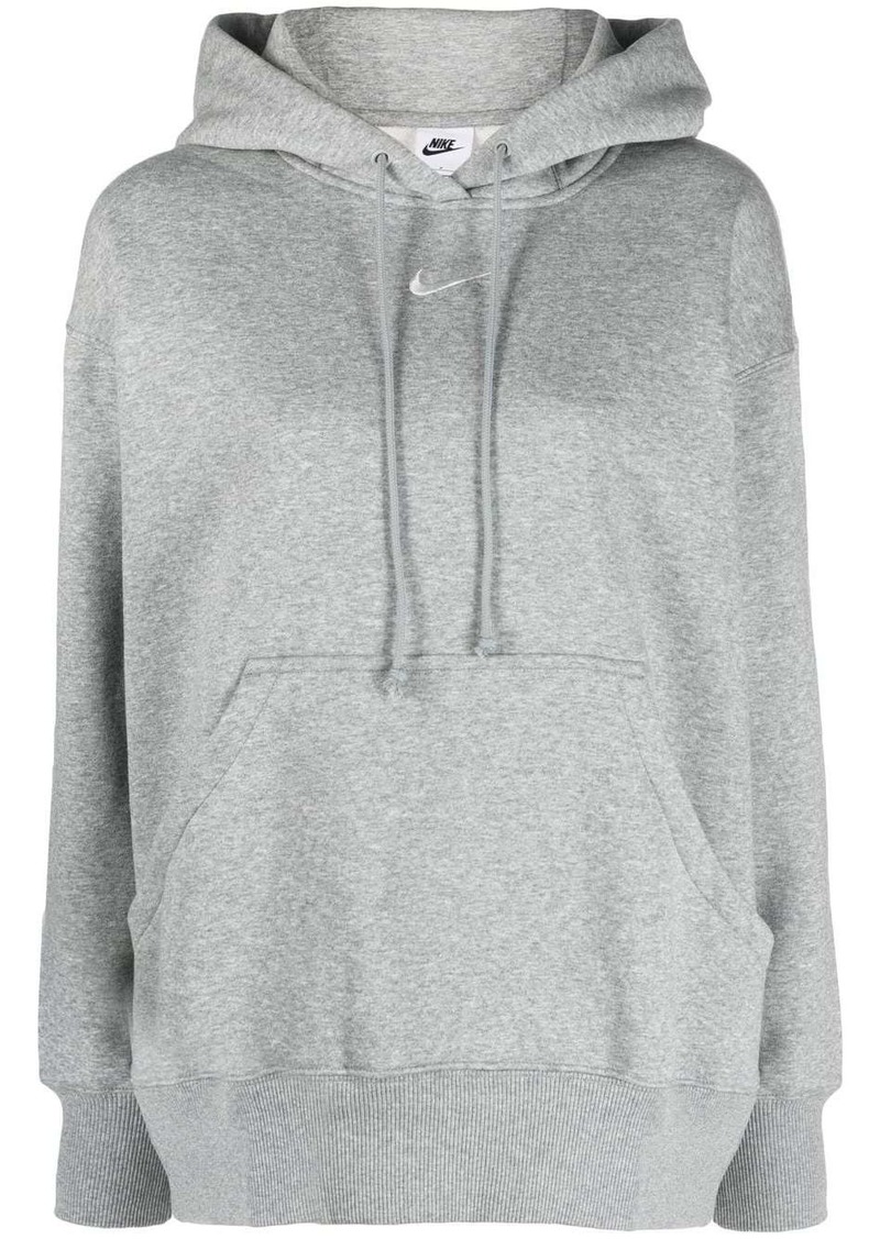 Nike oversize mélange drawstring hoodie