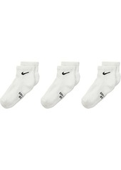 Nike Performance Cushioned Dri-Fit Quarter Training Socks 6-Pair Pack (Little Kid/Big Kid)