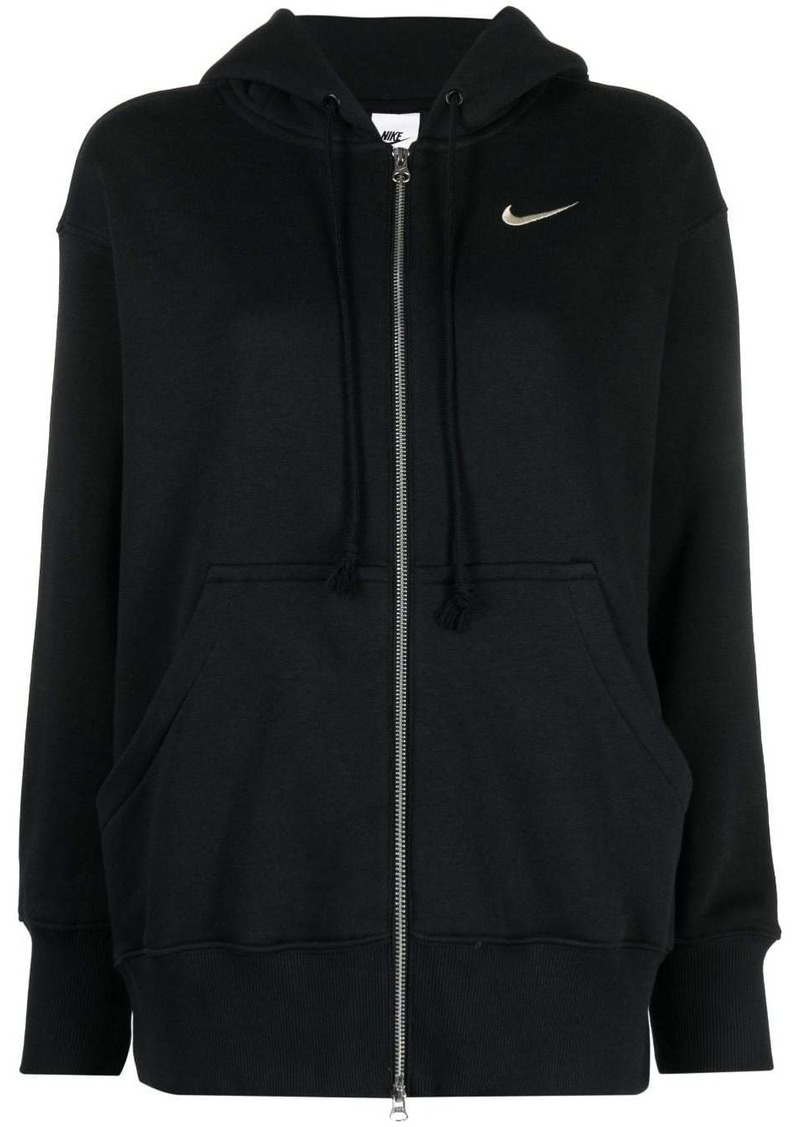 Nike Phoenix logo-embroidered zip-up hoodie