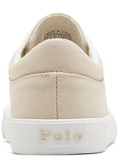 Ralph Lauren: Polo Polo Ralph Lauren Little Kids Elmwood Casual Sneakers from Finish Line - Sand Twill