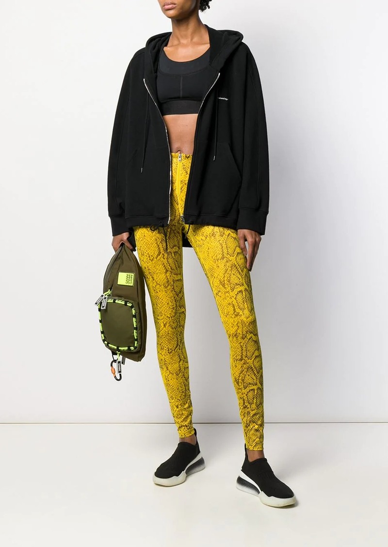 nike python leggings yellow