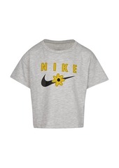 Nike Sport Daisy Boxy T-Shirt (Toddler/Little Kids)