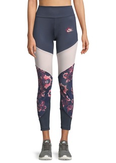 floral nike tights