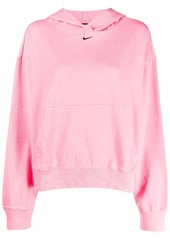 Nike Swoosh-embroidered cotton hoodie
