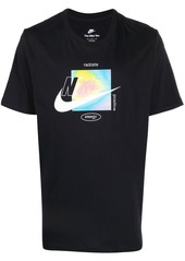 Nike swoosh-logo detail T-shirt