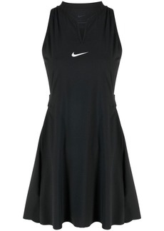 Nike Swoosh logo-print mini dress