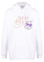 Nike Swoosh-print cotton hoodie
