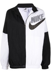 Nike Swoosh-print lightweight jacket