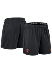 Women's Nike Black Baltimore Orioles Authentic Collection Knit Shorts - Black