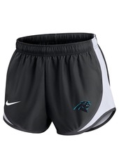 Women's Nike Black Carolina Panthers Performance Tempo Shorts - Black