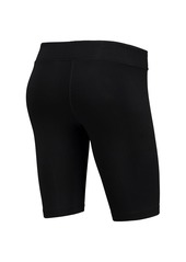 Women's Nike Black Clemson Tigers Essential Tri-Blend Bike Shorts - Black