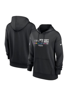 Women's Nike Black Seattle Seahawks 2022 Nfl Crucial Catch Therma Performance Pullover Hoodie