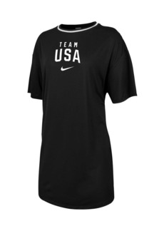 Women's Nike Black Team Usa Essential Dress - Black