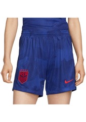 Women's Nike Blue Uswnt 2023 Away Stadium Shorts - Blue