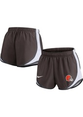 Women's Nike Brown Cleveland Browns Performance Tempo Shorts - Brown