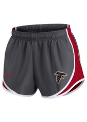 Women's Nike Charcoal Atlanta Falcons Logo Performance Tempo Shorts - Charcoal