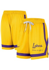 Women's Nike Gold Los Angeles Lakers Crossover Performance Shorts - Gold