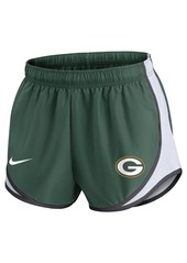 Women's Nike Green Green Bay Packers Plus Size Tempo Shorts - Green