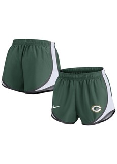Women's Nike Green Green Bay Packers Plus Size Tempo Shorts - Green