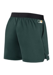 Women's Nike Green Oakland Athletics Authentic Collection Team Performance Shorts - Green
