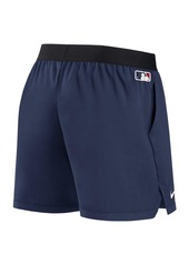 Women's Nike Navy Atlanta Braves Authentic Collection Team Performance Shorts - Navy