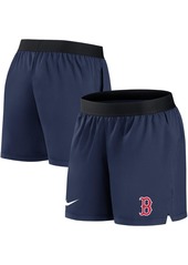 Women's Nike Navy Boston Red Sox Authentic Collection Flex Vent Max Performance Shorts - Navy