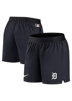 Women's Nike Navy Detroit Tigers Authentic Collection Team Performance Shorts - Navy