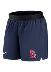 Women's Nike Navy St. Louis Cardinals Authentic Collection Flex Vent Max Performance Shorts - Navy
